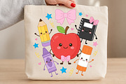 Happy School Supplies Doodle Friends, an Object Illustration by DreamCafeArt (Thumbnail 3 of 7)
