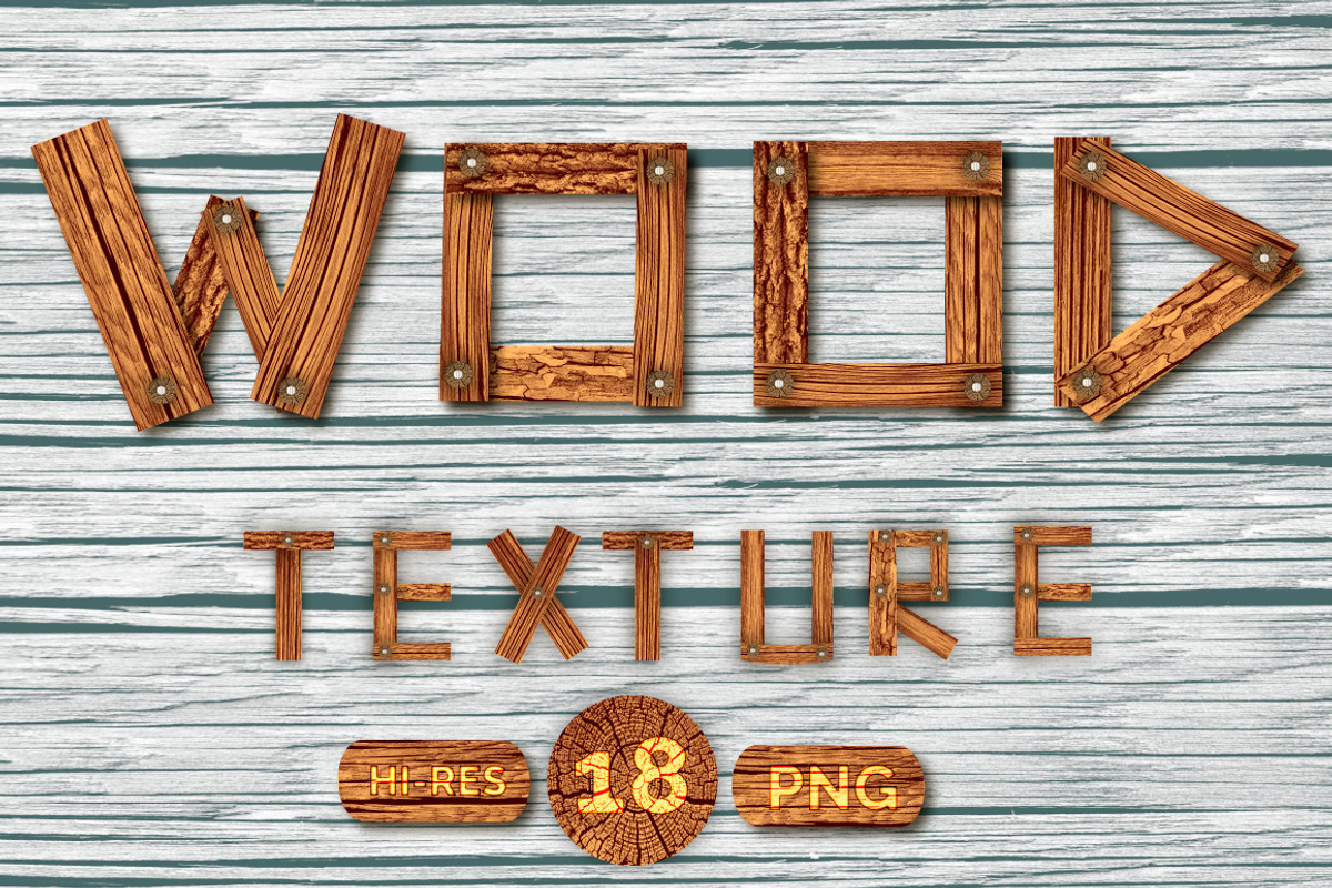 Old Wood | Texture Pack | 18 PNGs, a Texture Graphic by Artem Vorotnikov (Photo 1 of 9)