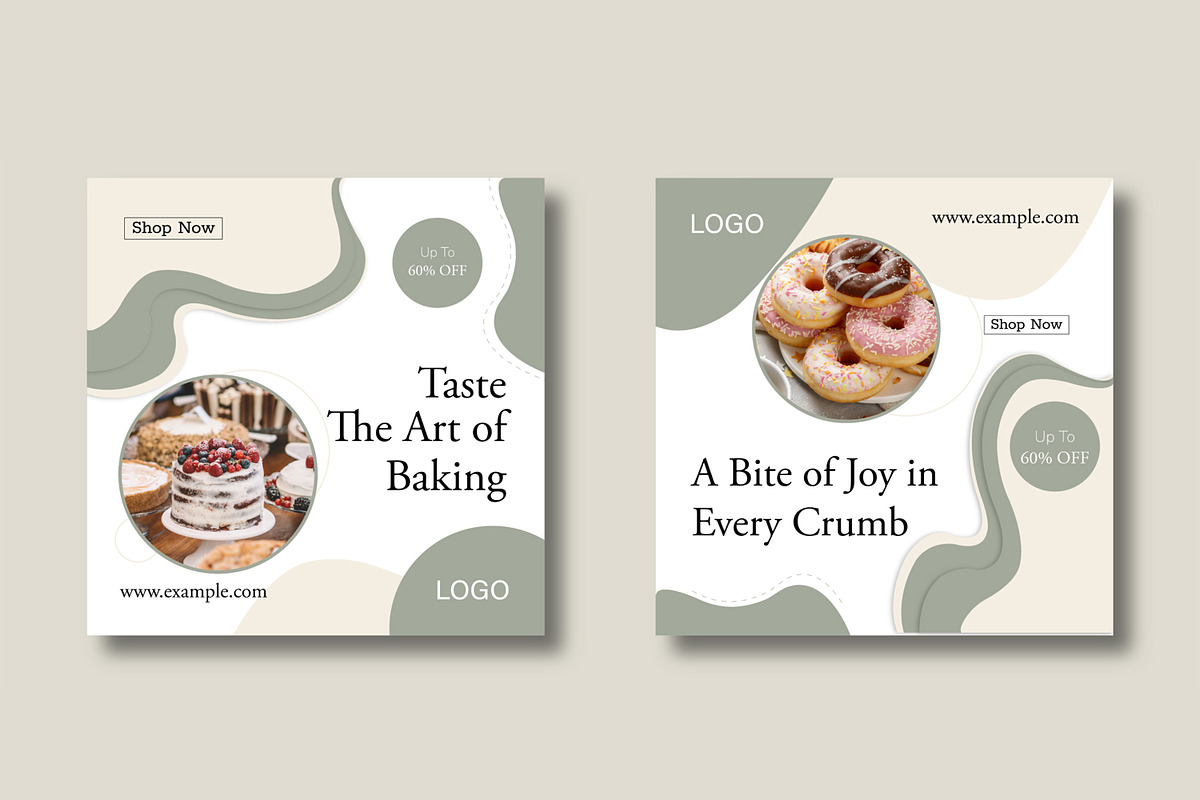 Bakery Shop Social Media Template preview 3