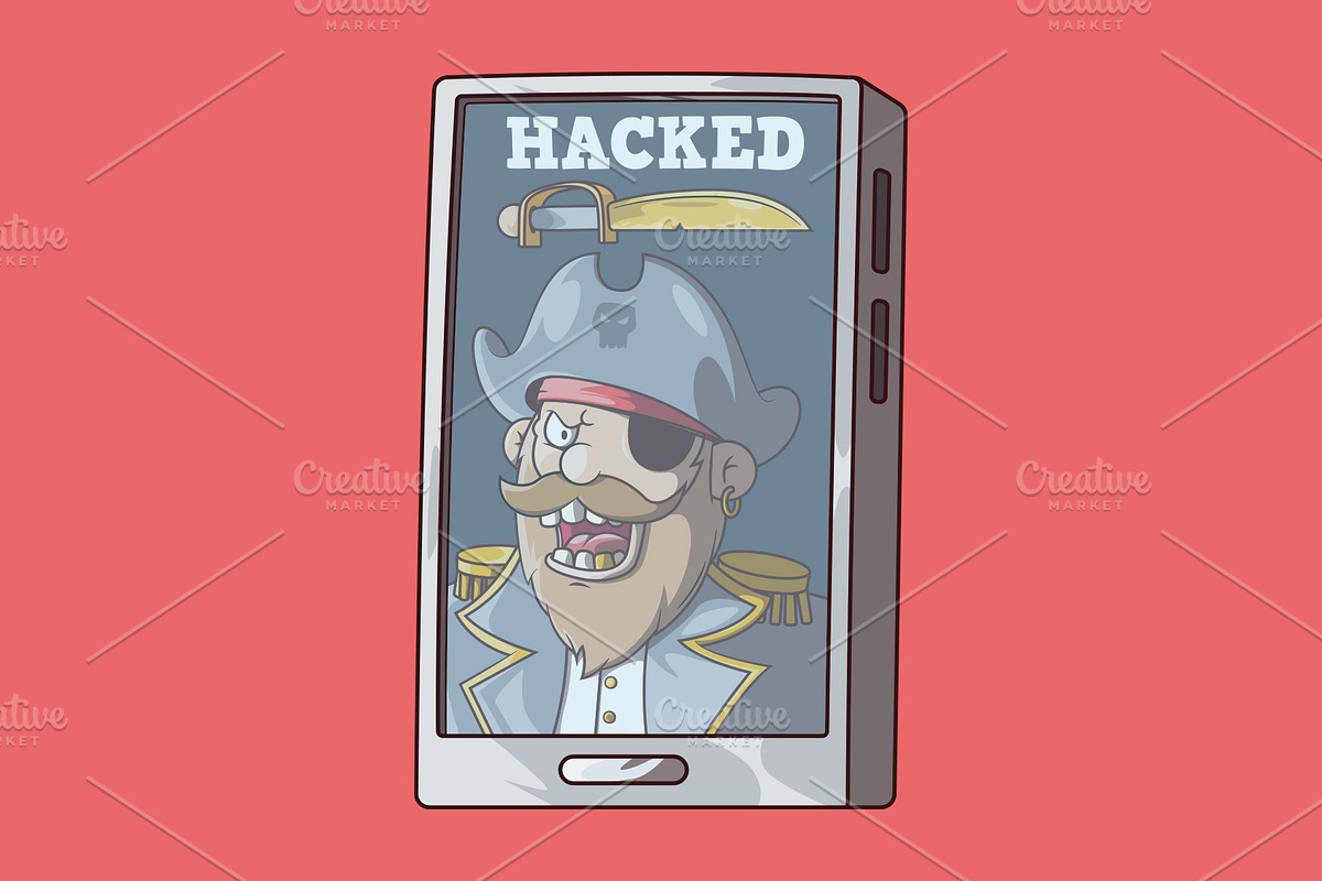 Pirated!, a Technology Illustration by pedrors