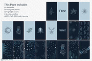 Abstract Winter Social Media Stories, a Social Media Template by Tatyana_Zenartist (Thumbnail 2 of 12)