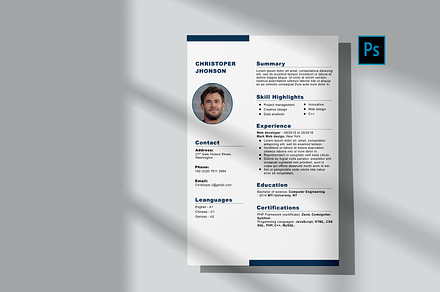 Creative cv/resume template