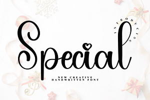 Special, a Handwritten Font by InermediaSTUDIO