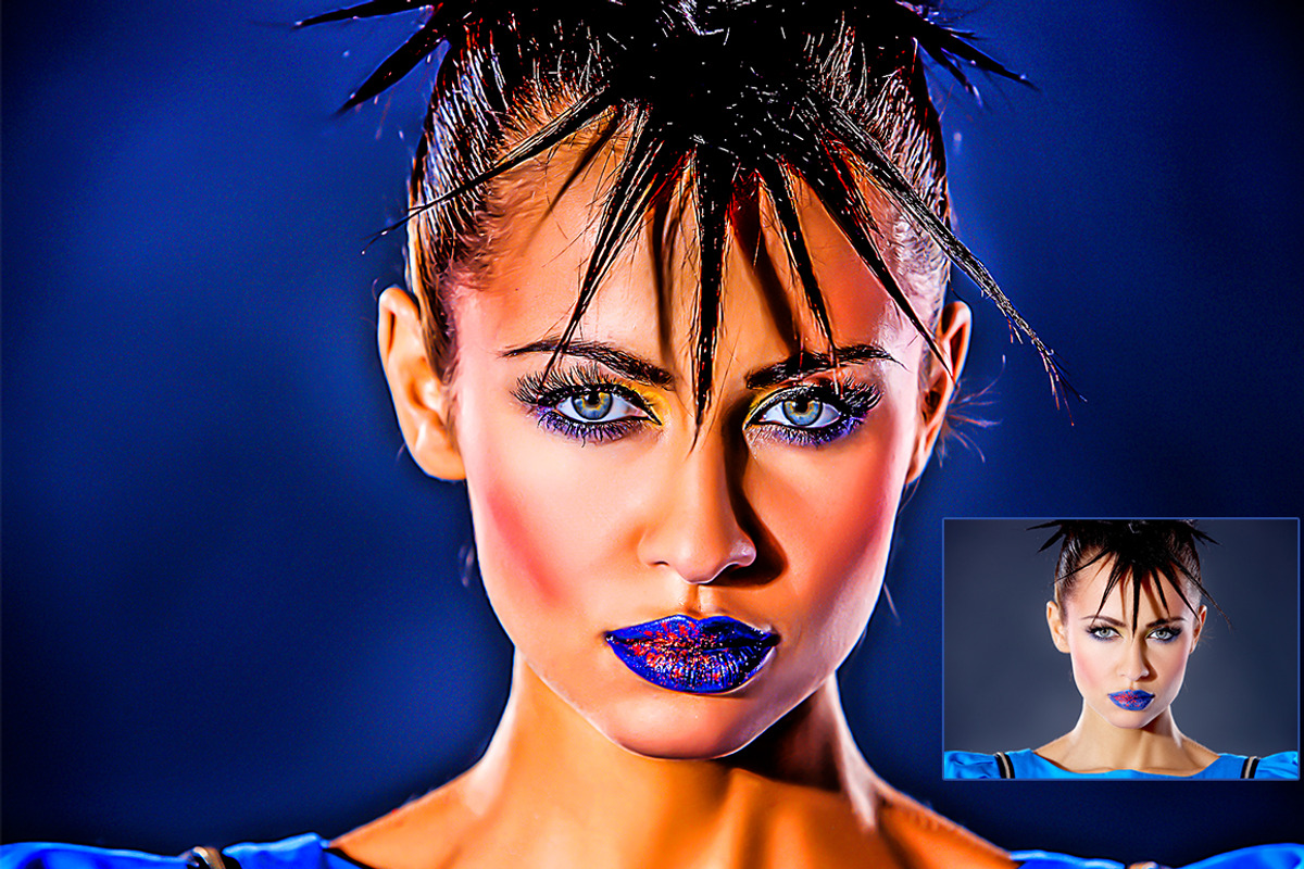Colorful Oil Painting Photoshop Acti, an Action Add-On by designvillage (Photo 1 of 14)