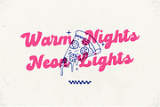 Starlit Layover – Retro Script Font, a Font by Negara Studio (Thumbnail 5 of 6)