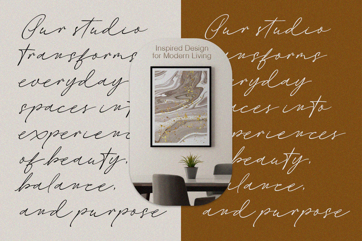Rosaline La Couture, a Script Font by HKL Studio (Photo 9 of 20)