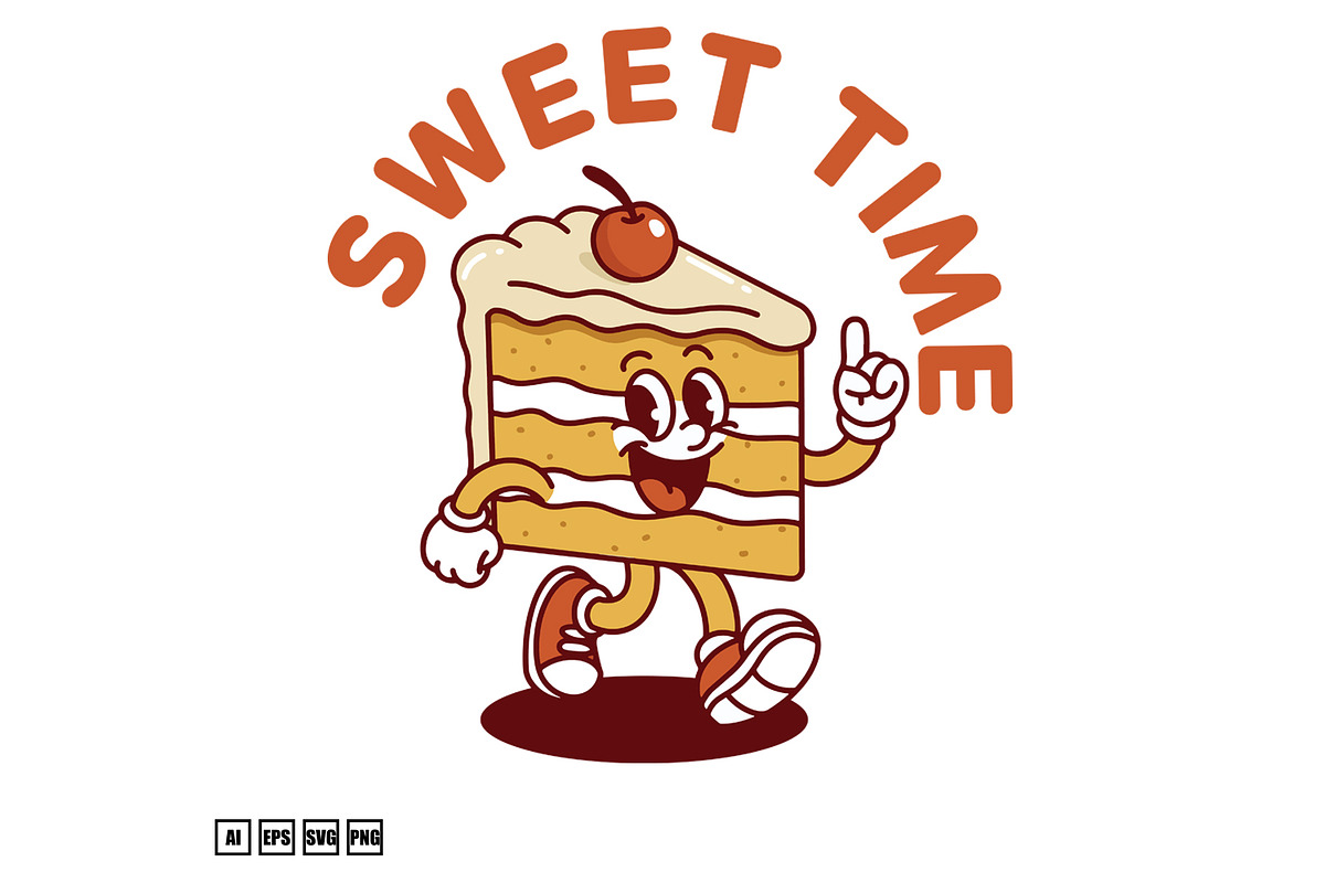 Illustration Sweet Time Mascot, a Food Illustration by kalehstudio (Photo 3 of 3)