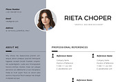 Resume Template / CV, a Resume Template by Peunayah (Thumbnail 8 of 8)