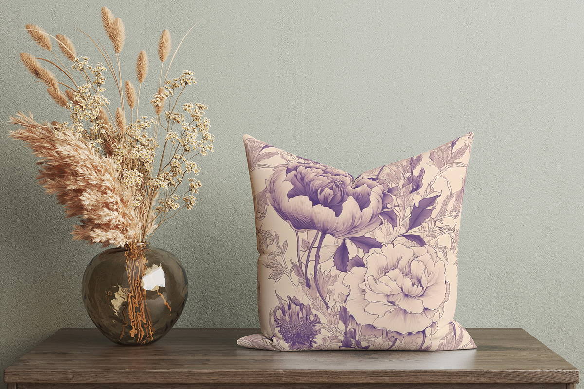 Vintage Ink Floral Patterns, a Pattern Graphic by Ninterints (Photo 11 of 15)