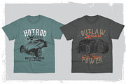 Vintage style hotrods collection, a Transportation Illustration by The BolzStudio (Thumbnail 5 of 8)