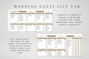 Google Sheets Wedding Seating Chart, a Templates & Theme by BRANDcontent (Thumbnail 3 of 6)