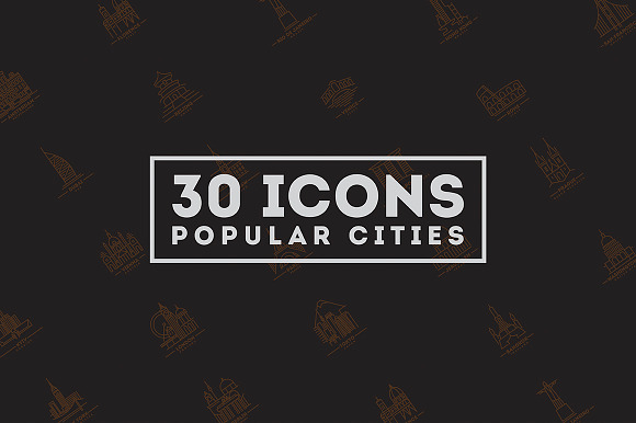 Icons Popular Cities