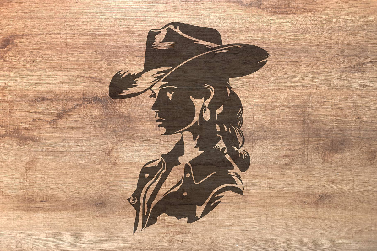 7 design western cowgirl, a Person Illustration by TaKong Magics (Photo 8 of 8)