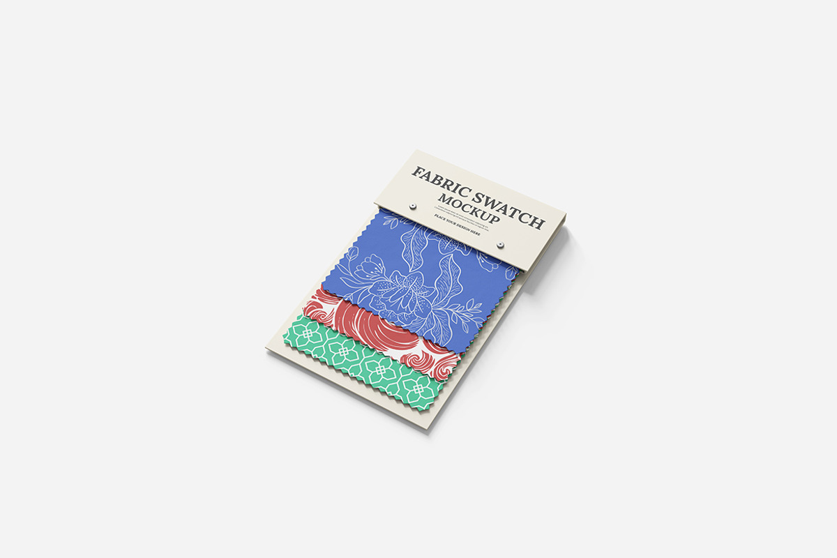 Fabric Swatch Mockup, a Product Mockup by bimockup (Photo 2 of 6)