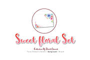 Sweet Floral Element DIY Pack   02, a Decorative Illustration by Ora (Thumbnail 3 of 6)