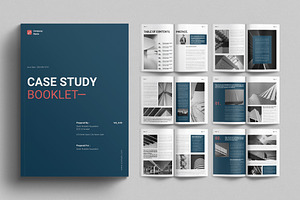 Case Study Booklet Template, a Brochure Template by E-Type