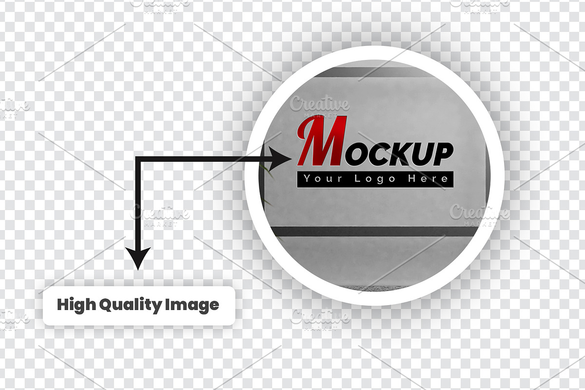 Glass logo Mockup PSD file., an Advertising Mockup by samsulpassive (Photo 4 of 5)
