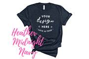 Bella Canvas TShirt Mockups On White, a Shirt Mockup by lock and page (Thumbnail 60 of 92)