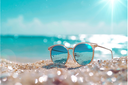 Stylish Beach fashion woman, a Holiday Photo by Ylivdesign