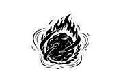 Fire Meteor Comet Silhouette Bundle, an Illustration by Designs_River (Thumbnail 26 of 51)