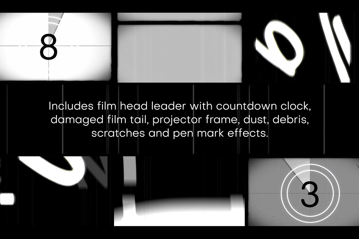 Vintage Film Video Overlay Kit, a Texture Graphic by Enchanted Studios (Photo 4 of 5)