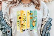 Let It Bee Positivity PNG Spring Sum, an Illustration by Sublimation Artist (Thumbnail 9 of 9)