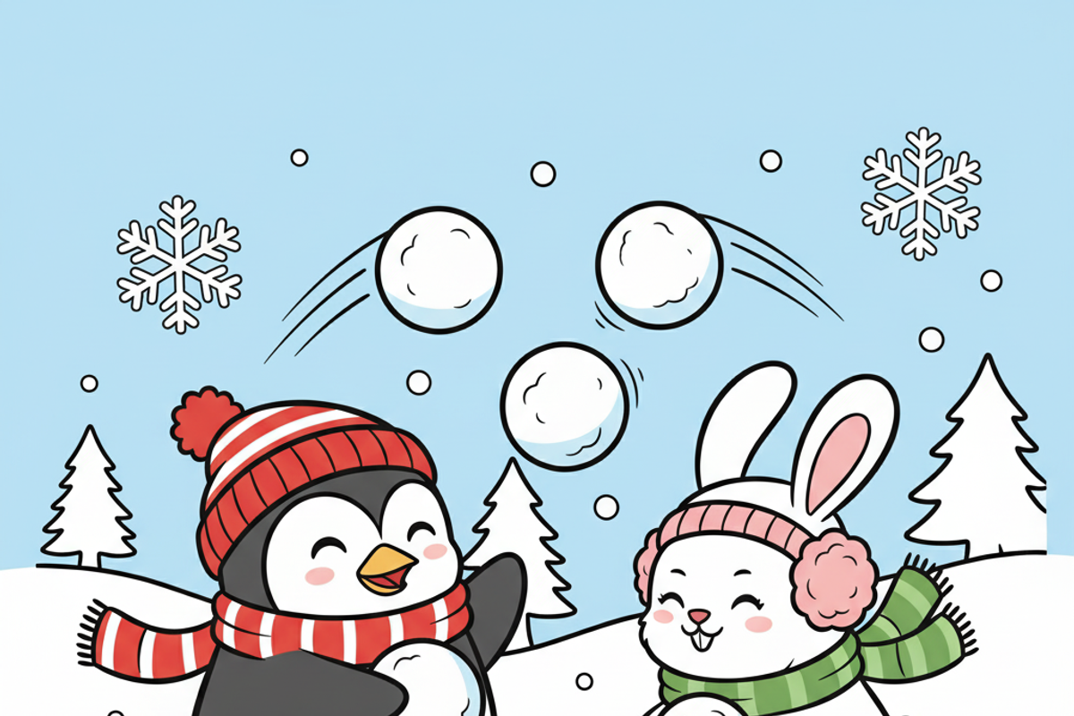 Christmas Fall Vibes Coloring Book, an Illustration by one-touch (Photo 6 of 15)