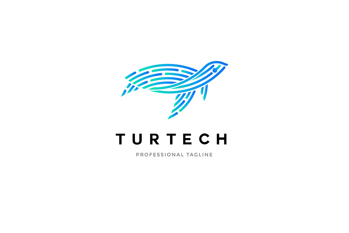 Turtle - Technology Logo, a Branding & Logo Template by Kaligra.co