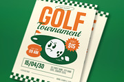 Green Golf Tournament Flyer Set, a Flyer Template by graphicook (Thumbnail 2 of 3)