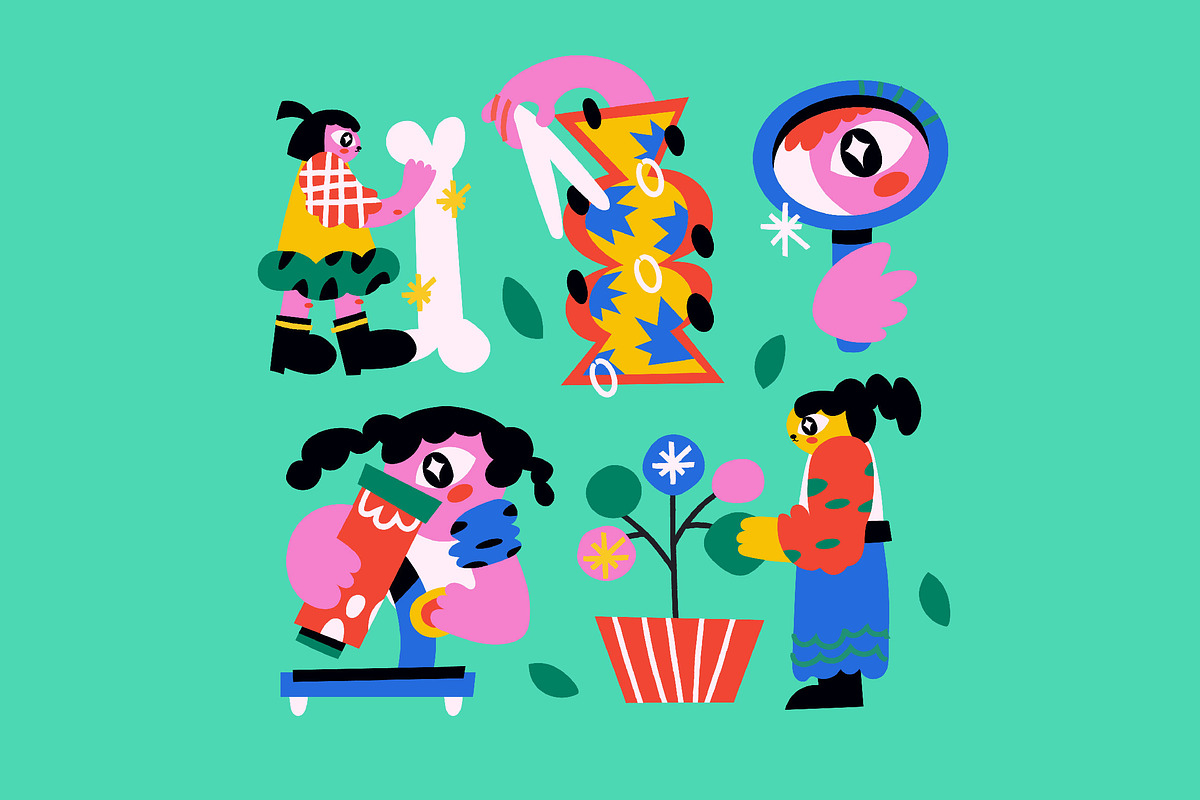 School Biology Illustration, an Object Illustration by graphicook