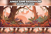 Jungle Fantasy 2D Game Background, a Decorative Illustration by Vowx Studios (Thumbnail 1 of 3)