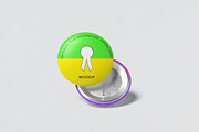 Realistic Pin Button Badge Mockup, a Bottom Mockup by Graphic Deal (Thumbnail 4 of 8)