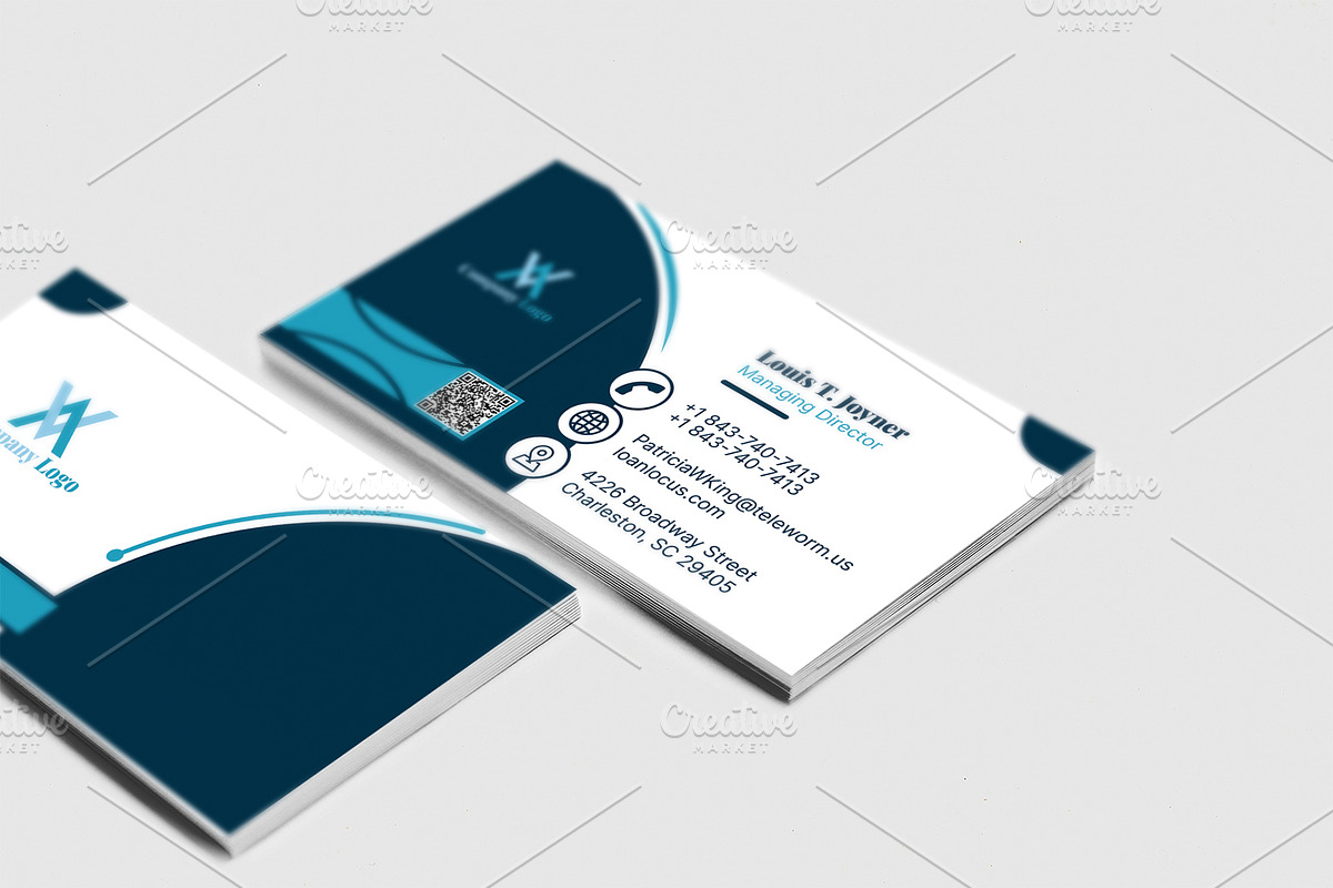 Professional Business Card Template, a Business Card Template by Bibek (Photo 4 of 4)