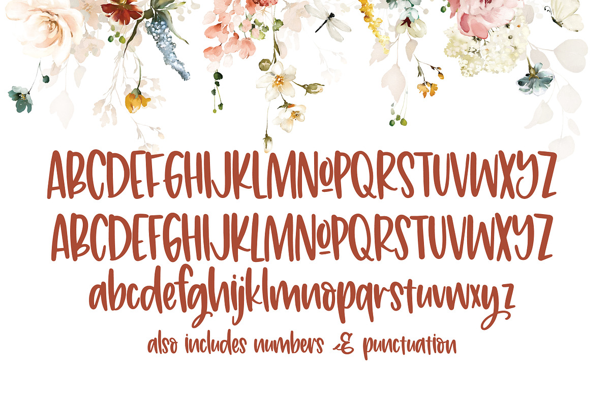 yellowbud, a Font by OnTheSpotStudio (Photo 3 of 3)