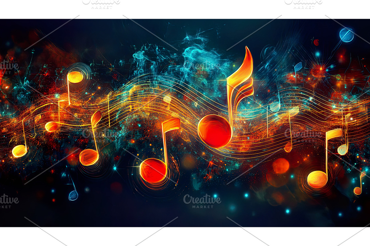 A vibrant abstract background of, an Illustration by Lermont51