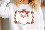 Patchwork Santa Claus Png, an Illustration by Craft Nest (Thumbnail 3 of 6)