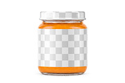 Baby Food Pumpkin Puree Jar Mockup, a Packaging Mockup by Country4k (Thumbnail 2 of 2)