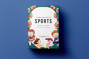 American Sport Kids, Watercolor, a Sport Illustration by CreativeValuation (Thumbnail 6 of 12)