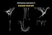100+ Dripping Slime Overlay Effects, an Object Graphic by Mikel Blazgad (Thumbnail 4 of 10)
