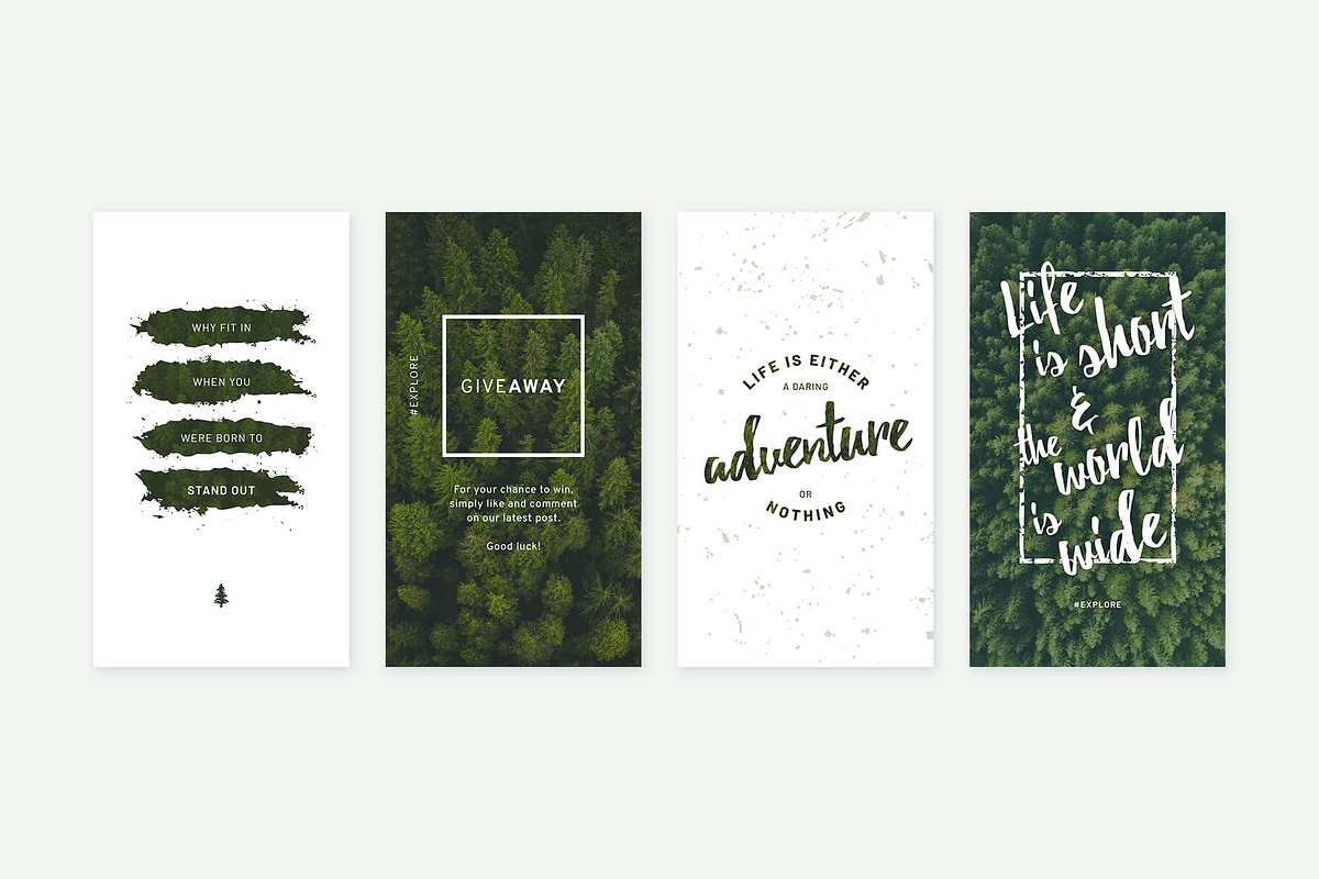 Instagram Stories Forests | CANVA, a Social Media Template by Poego Social (Photo 5 of 12)