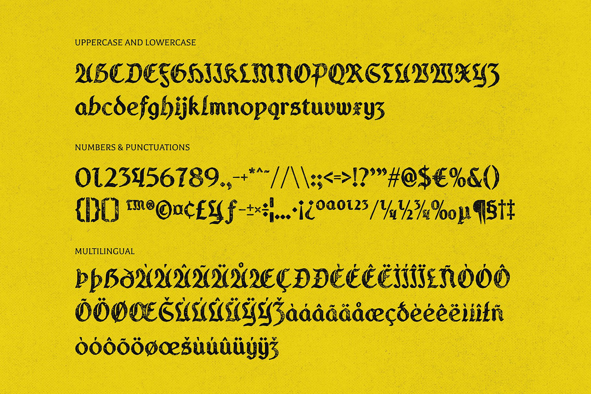 CS Quicker Stamp, a Blackletter Font by Craft Supply Co. (Photo 8 of 8)