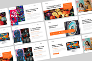 Modern Art Showcase Powerpoint, a Presentation Template by Annora Studio (Thumbnail 4 of 5)