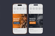 Social Media Post Mockup with Phone, an iPhone Mockup by graphypix (Thumbnail 1 of 4)