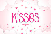 Kisses, a Blackletter Font by Gia Letter (Thumbnail 1 of 6)