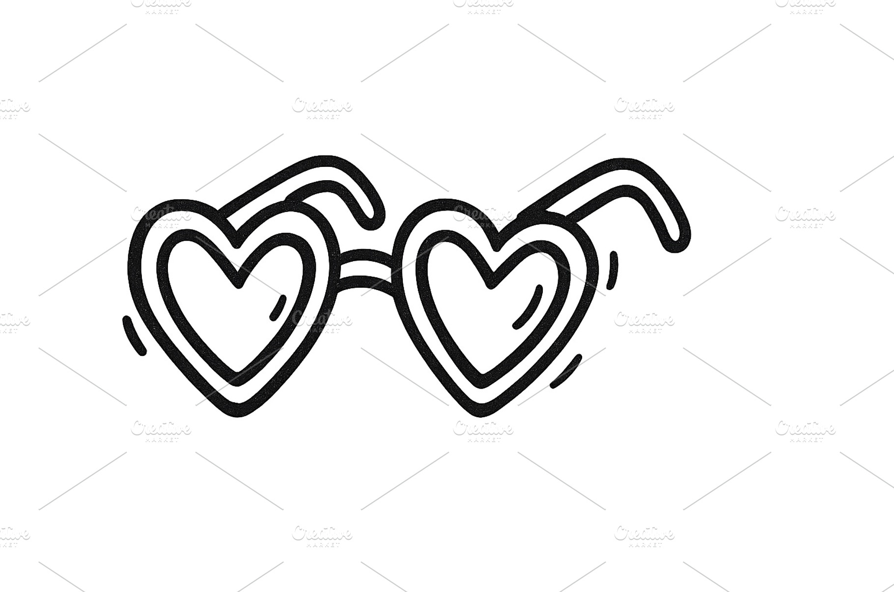 Stylish heart-shaped sunglasses, a Beauty & Fashion Photo by ZinetroN
