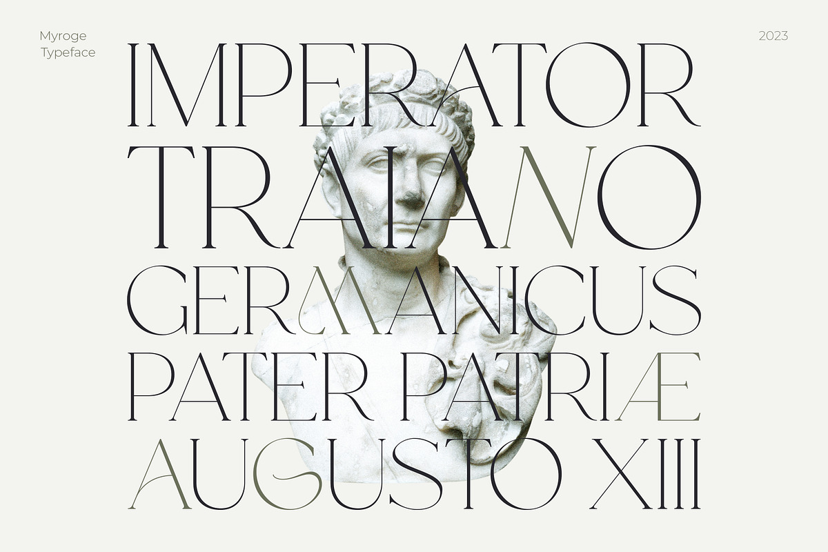 MYROGE elegant & stylish serif, a Serif Font by CarmineType (Photo 16 of 18)