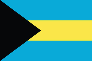 Vector of Bahamas flag.