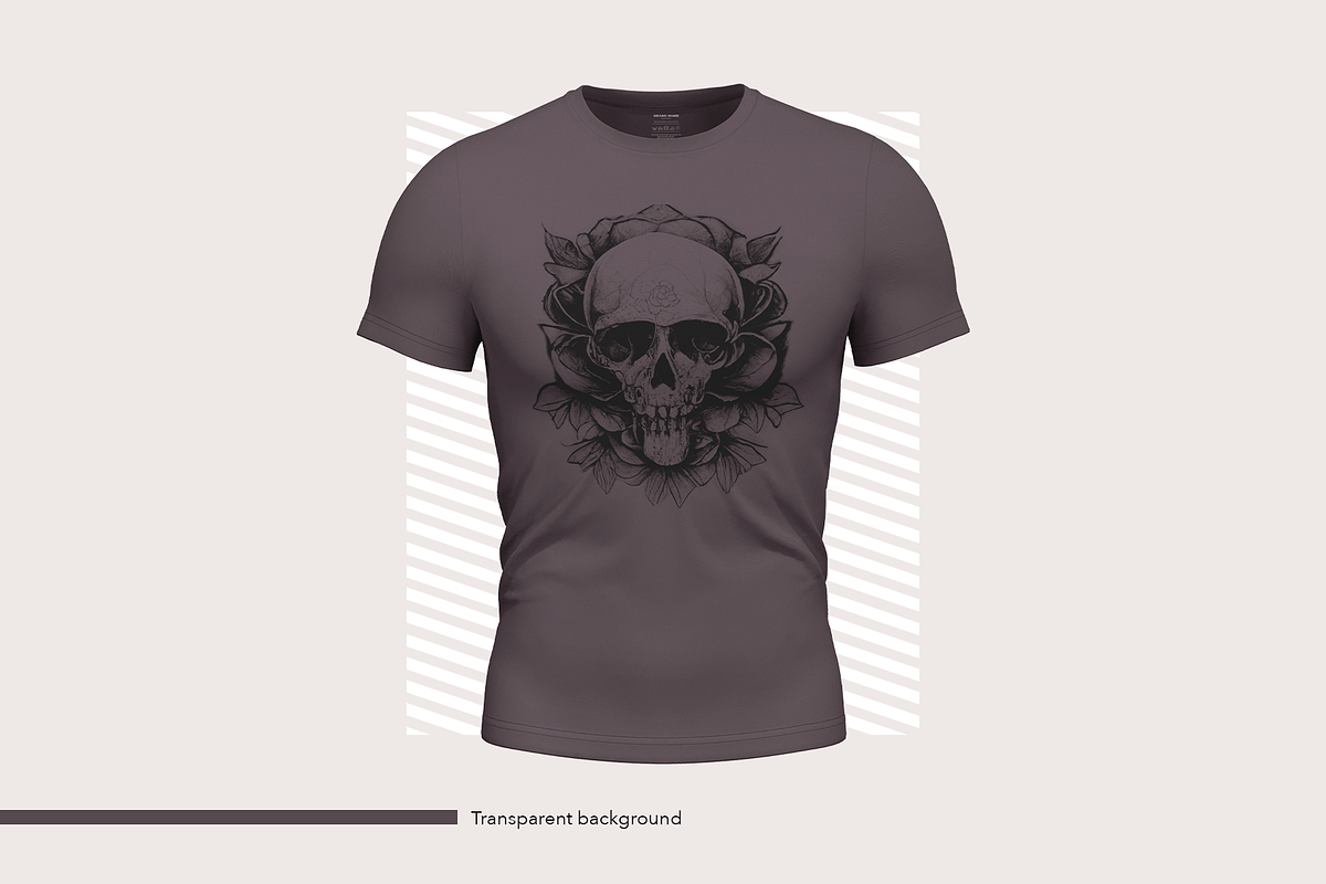 Men's T-shirt Slim Fit mockup., a Shirt Mockup by Irena Matiash shop (Photo 4 of 5)