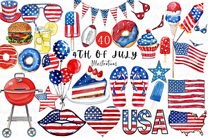 4th Of July Patriotic Clipart