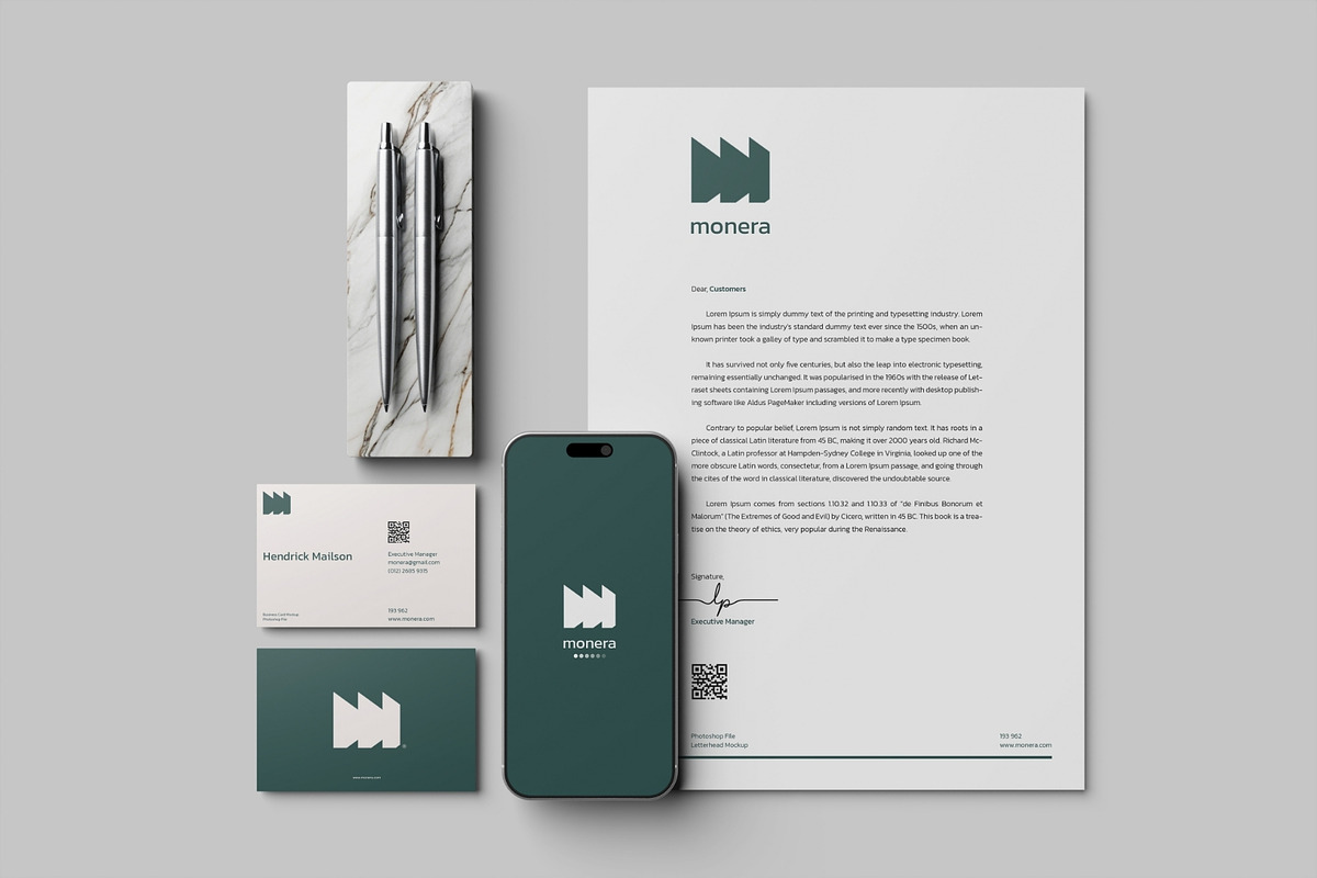 Realistic Stationery Mockup PSD, a Books & Magazine Mockup by MA-KING_ART (Photo 3 of 5)